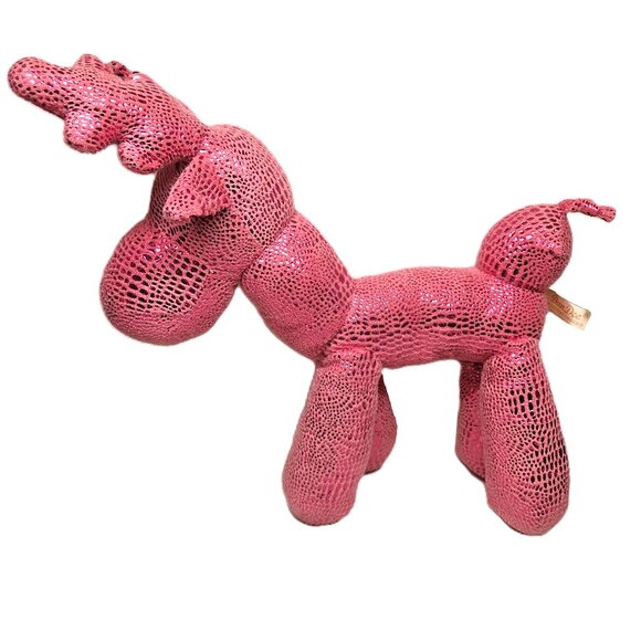 Dan Dee Other - Dan Dee Sparkly Pink Reindeer Plush Moose Christmas Balloon Animal Stuffed 15"
